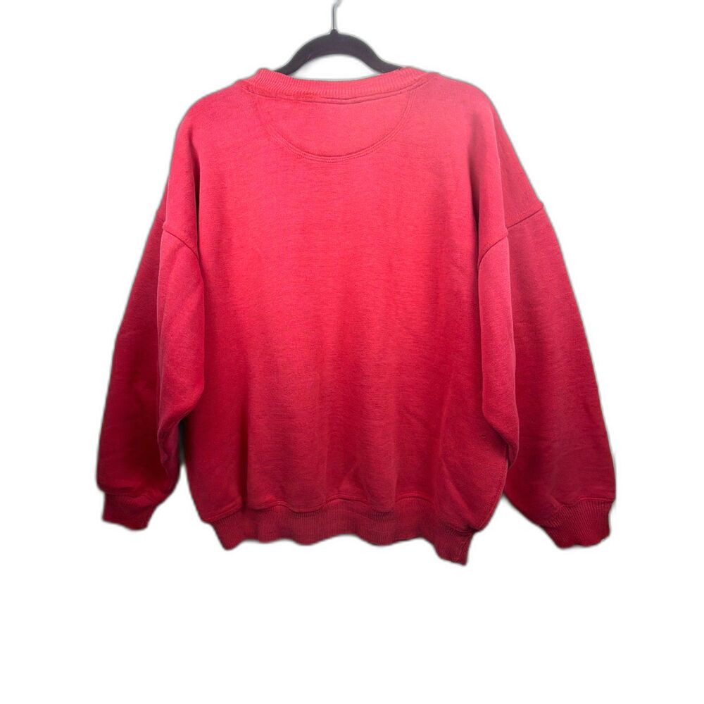 Vintage Louisville Crewneck Sweatshirt Mens L Red Cradle Sportswear Faded - Picture 2 of 11